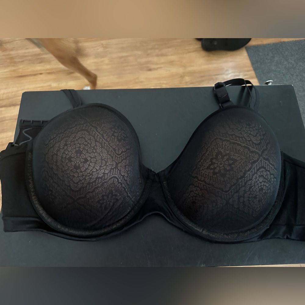 Black convertible Ambrielle bra 44DD never worn